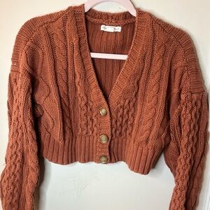 Aeropostale Women's Warm Brown Sweater